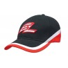 Cap - mod. 4026:Black, Cotton, Red
